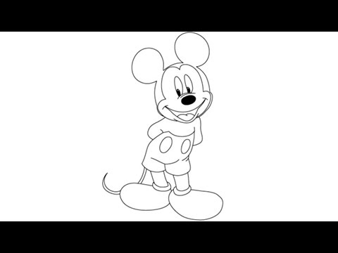 480x360 How To Draw Mickey Mouse - Mikey Drawing
