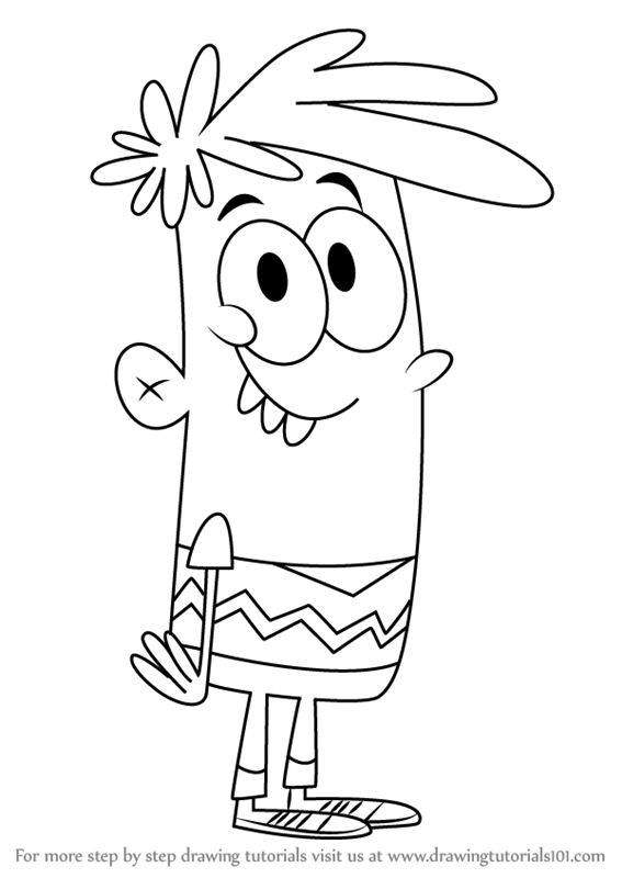 567x800 Learn How To Draw Mikey Munroe From Bunsen Is A Beast - Mikey Drawing