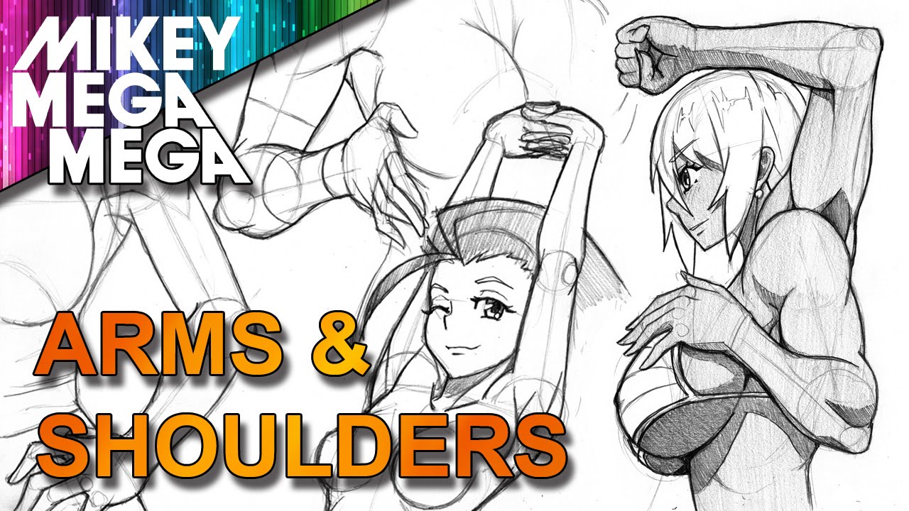 1280x720 how to draw arms for anime manga female characters with mikey mega - Mikey Drawing