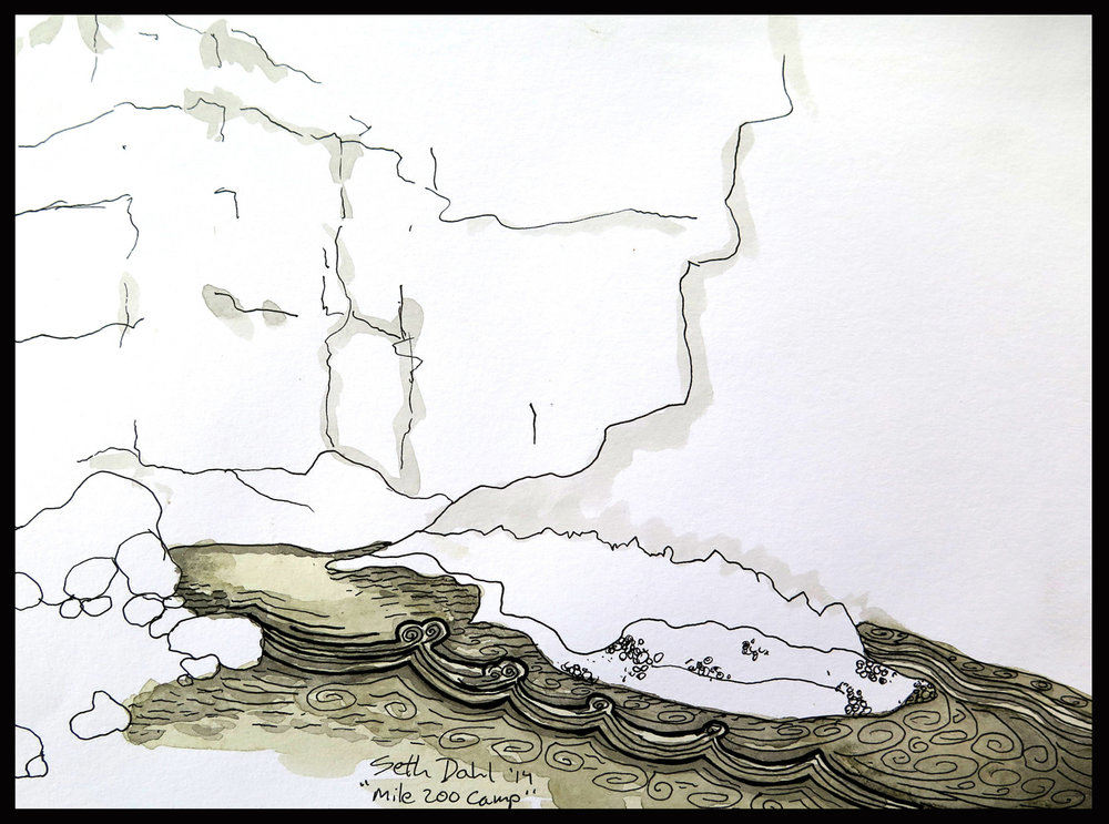 1000x743 river drawings gallery big cedar media - Mile Drawing