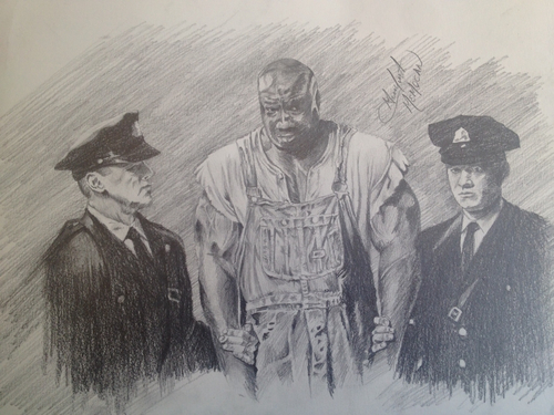 500x375 The Greem Mile Uploaded - Mile Drawing