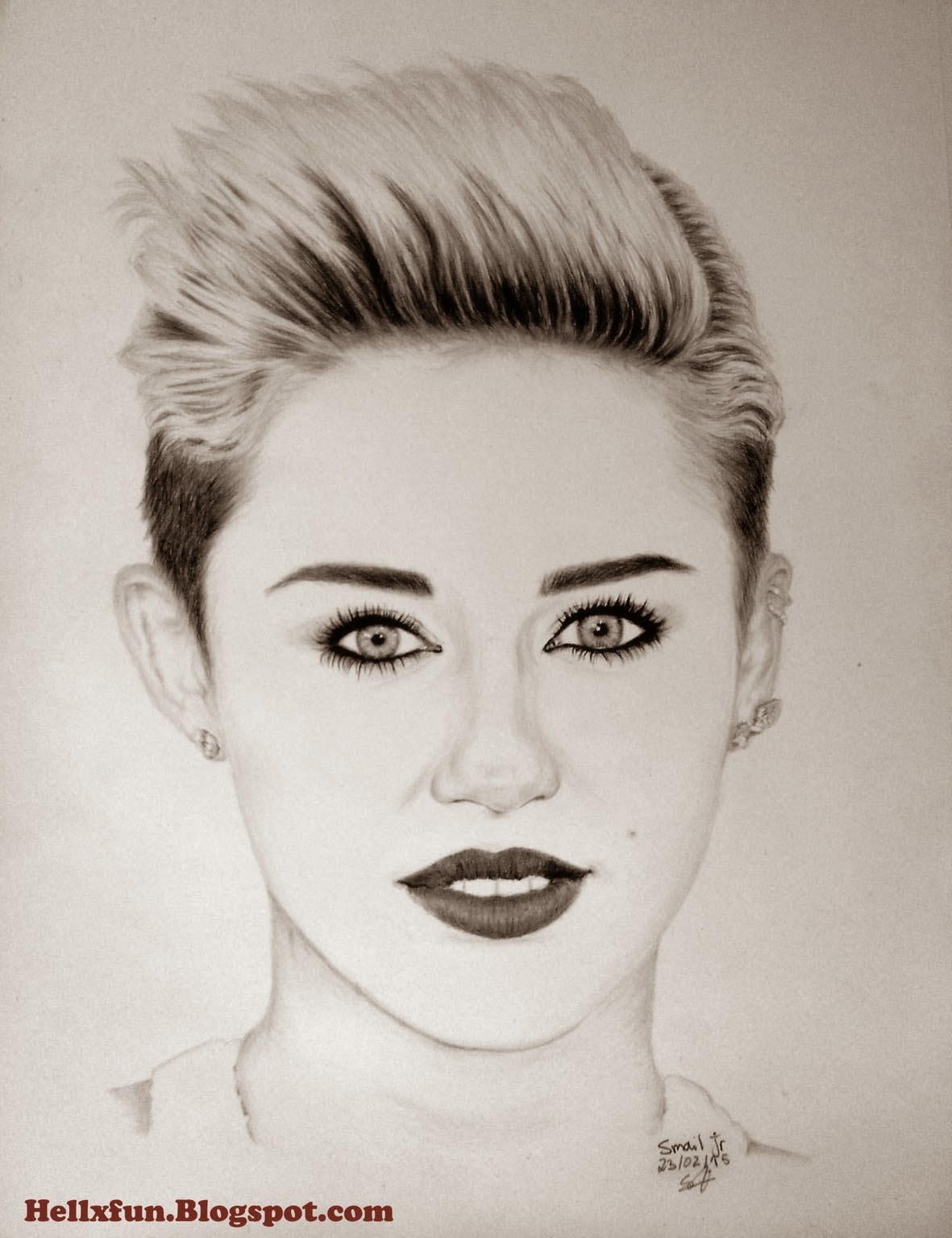 1181x1535 Miley Cyrus Drawing - Miley Cyrus Drawing