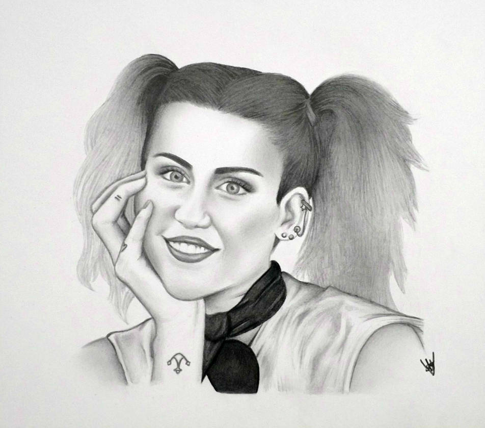 952x839 Miley Cyrus Drawing - Miley Cyrus Drawing