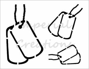 300x233 military dog tags marines army navy name x stencil sheet - Military Dog Tags Drawing