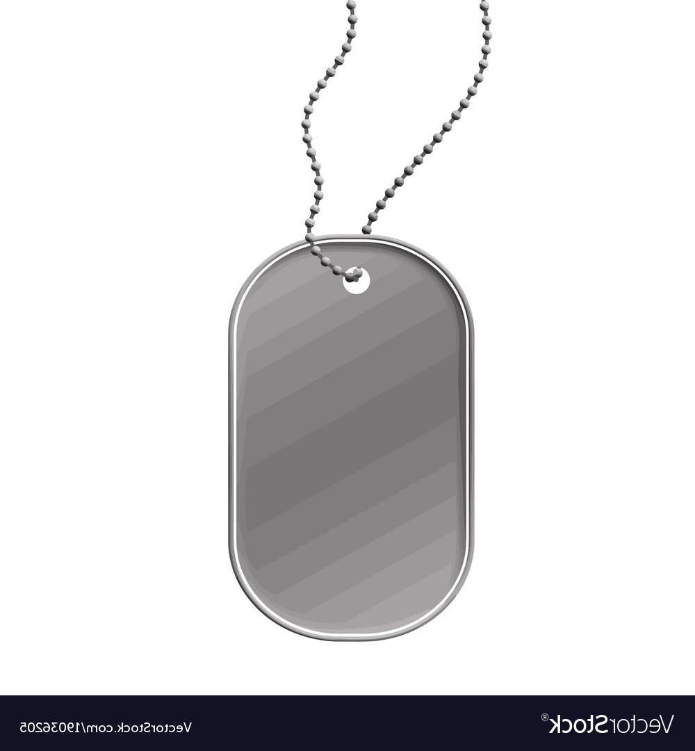 1000x1080 top military dog tag vector drawing - Military Dog Tags Drawing