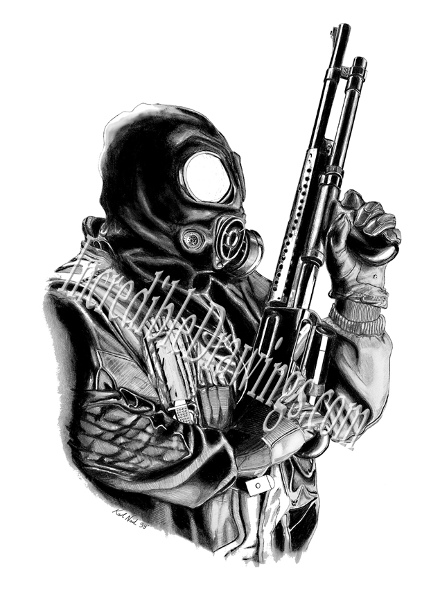 622x850 incredible drawings - Military Drawings