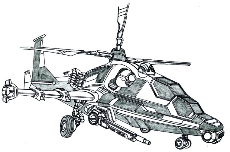 Learn How To Draw A Boeing Ch47 Chinook Helicopter (military) Step By 1D9