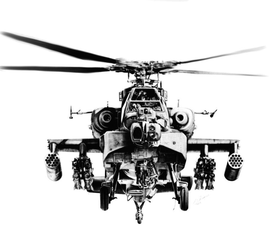 Military Helicopter Drawing at Explore collection