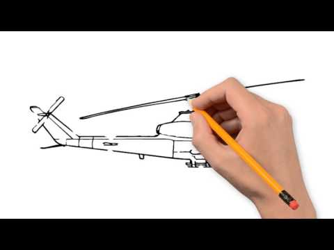 480x360 military helicopter pencil things to draw step - Military Helicopter Drawing