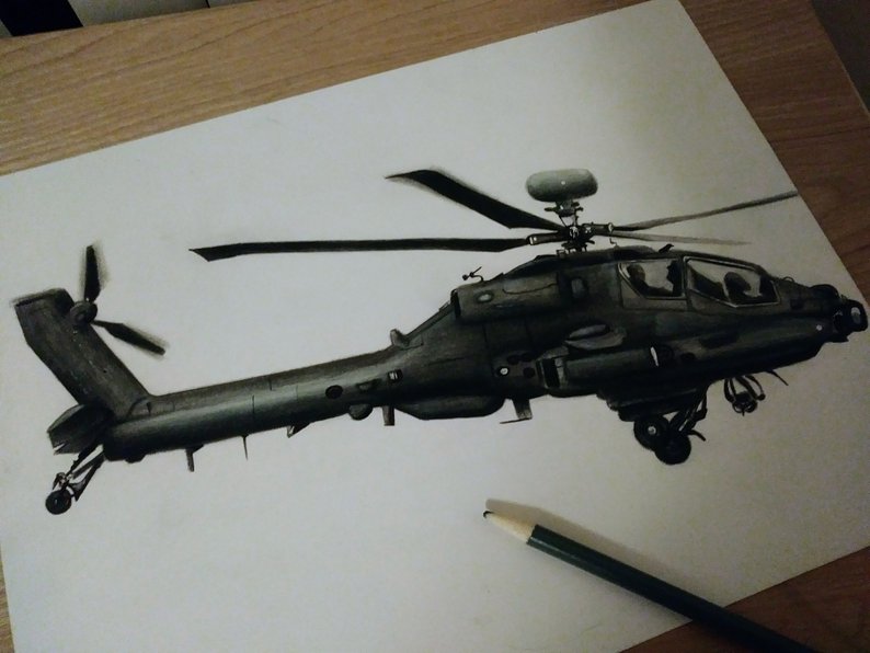 794x596 apache military helicopter drawing etsy - Military Helicopter Drawing
