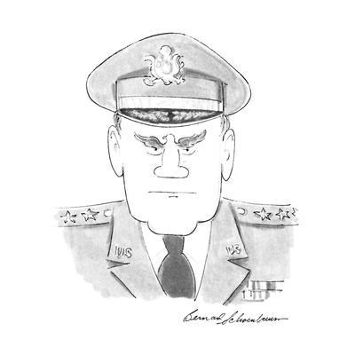400x400 military man with eagle eyebrows - Military Man Drawing