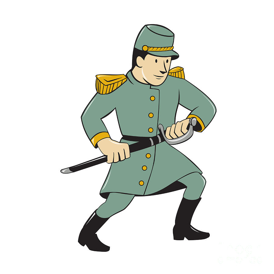 900x900 Soldiers Clipart Military Man - Military Man Drawing