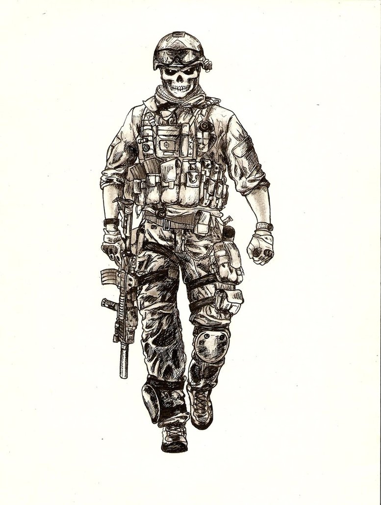 Military Soldier Drawing at Explore collection of