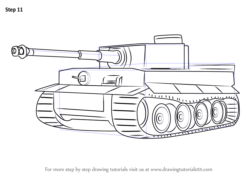 how to draw a tank how to draw a military boat