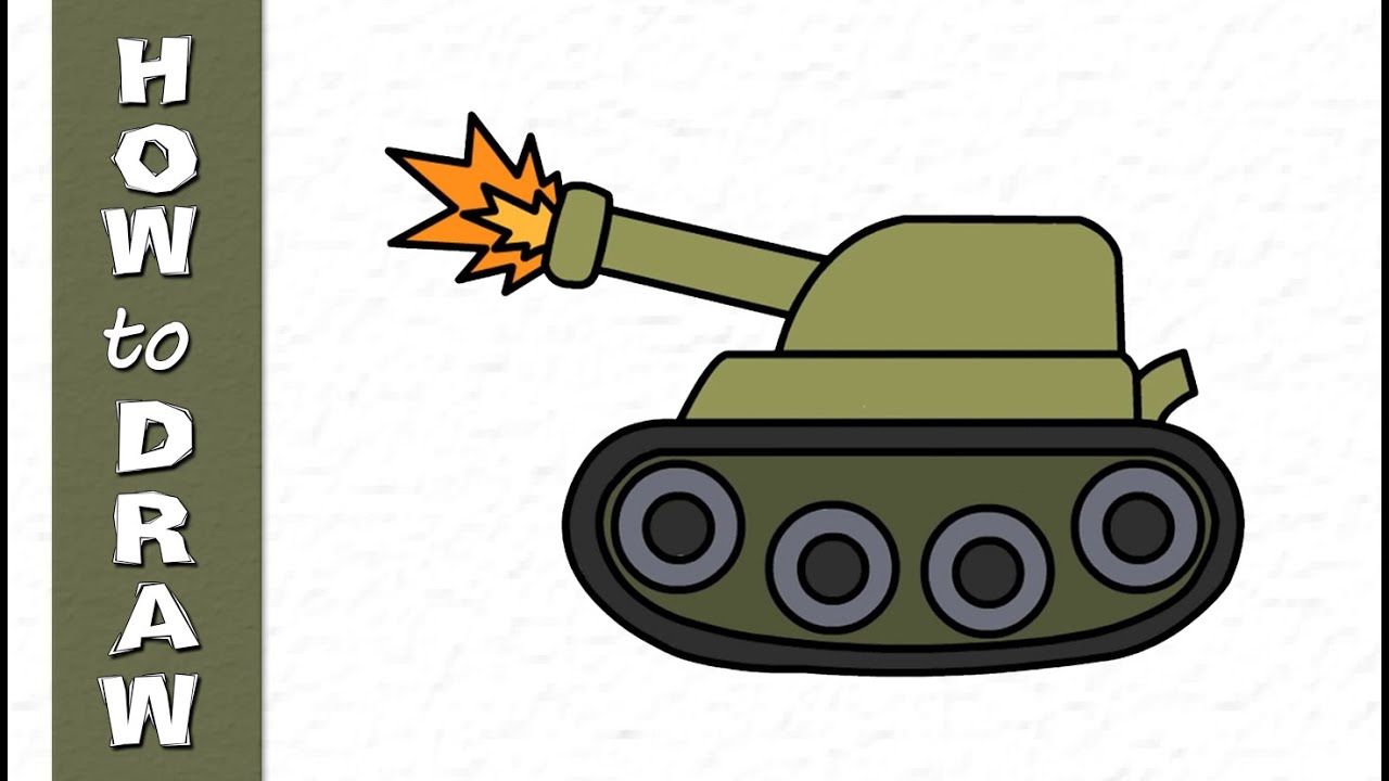 1280x720 kids drawings military tank - Military Tank Drawing