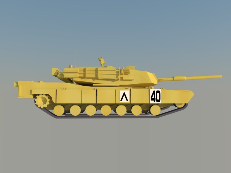 800x600 abrams military tank model - Military Tank Drawing