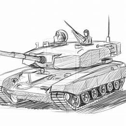 261x261 military tank drawings middle school art - Military Tank Drawing