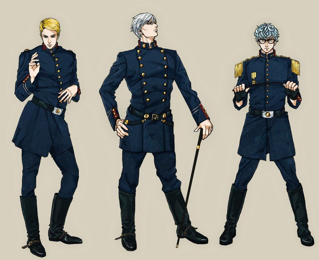 1024x835 assassins in military uniform - Military Uniform Drawing