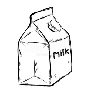 300x300 milk carton box stock vectors - Milk Carton Drawing