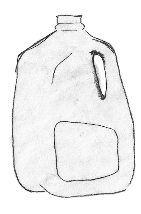 480x730 We Design Studios Halftone Pixelation In Photoshop - Milk Jug Drawing