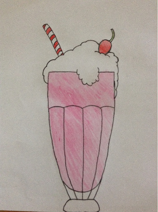 320x428 A Yummy Second Post Today - Milkshake Drawing