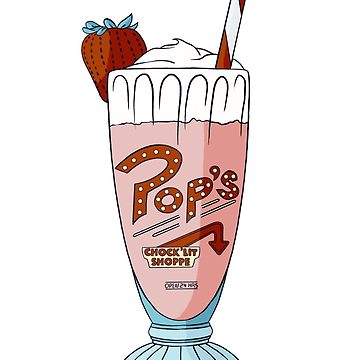 360x360 pop's milkshake riverdale sticker - Milkshake Drawing