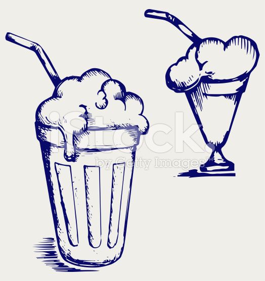 524x556 Milkshake Illustration - Milkshake Drawing