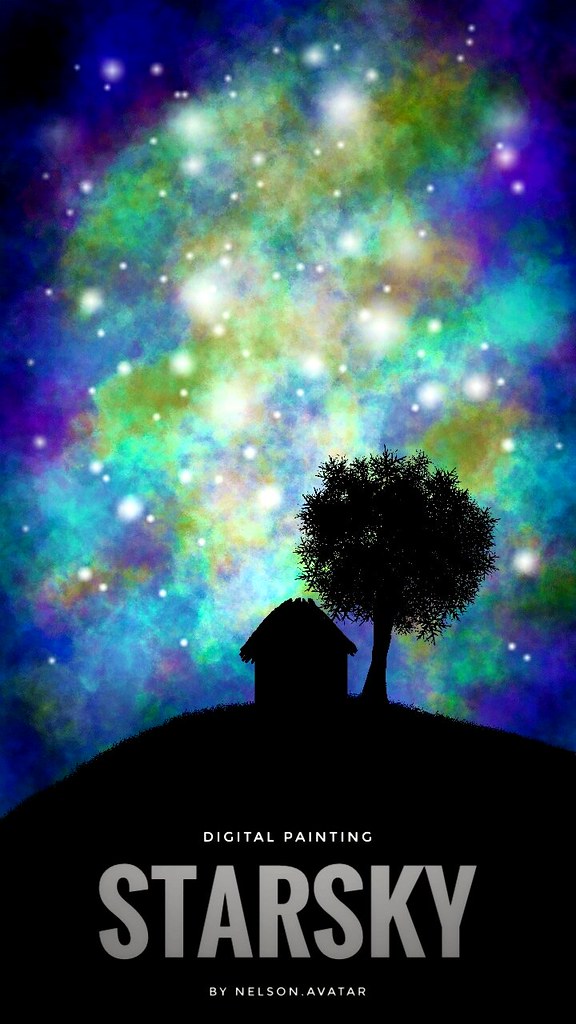 576x1024 milky way galaxy concept art - Milky Way Galaxy Drawing