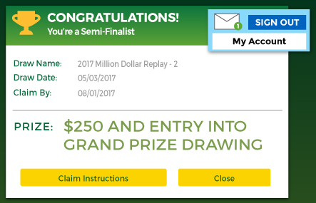 443x285 nj lottery million dollar replay - Million Dollar Drawing