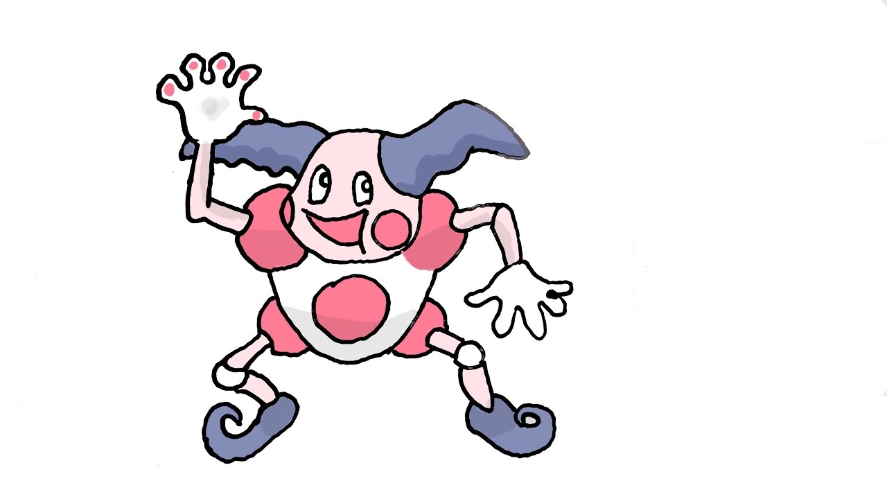 1280x720 How To Draw Mr Mime - Mime Drawing