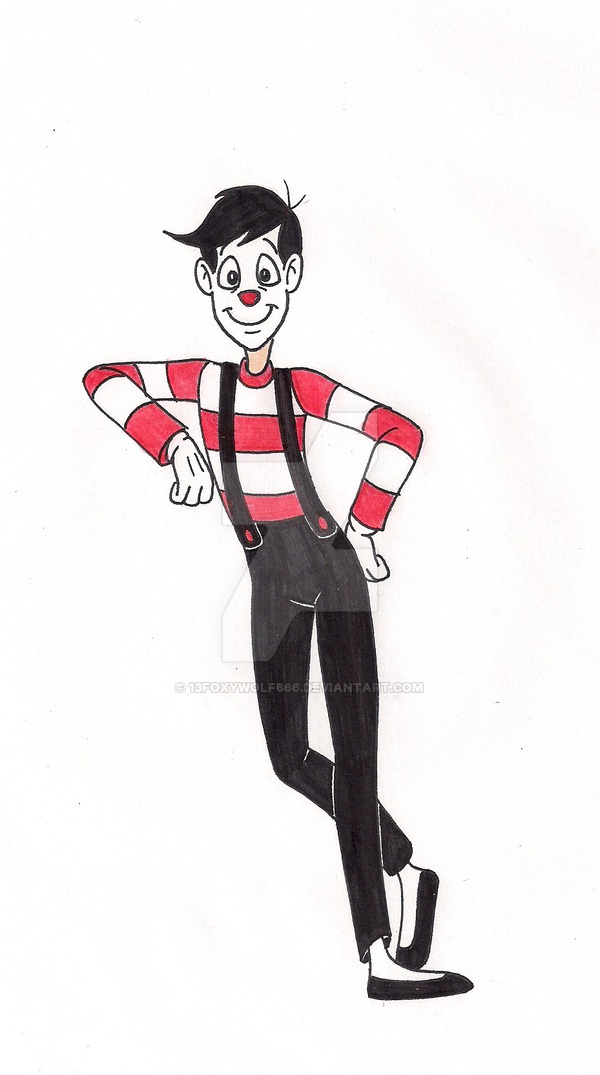 600x1075 It's Mime Time - Mime Drawing