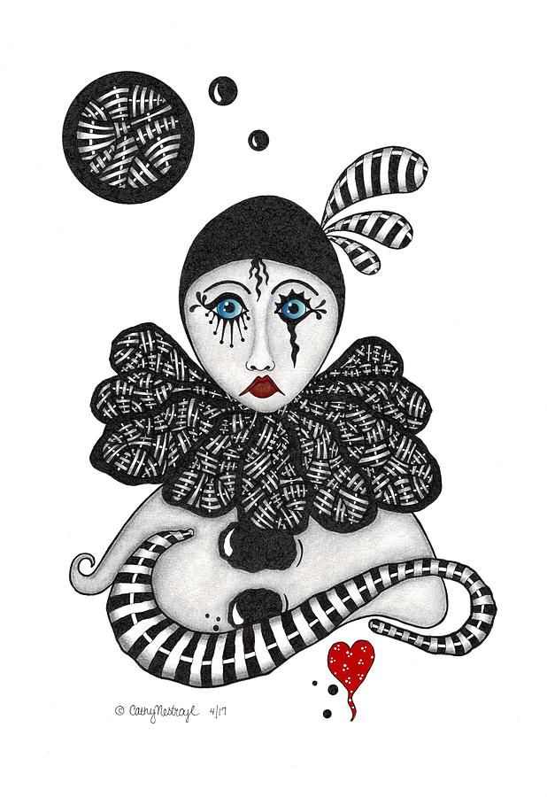 618x900 Mime Drawing - Mime Drawing