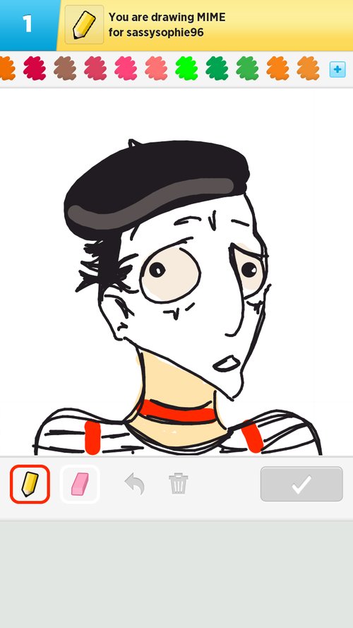 500x889 Mime Drawings - Mime Drawing