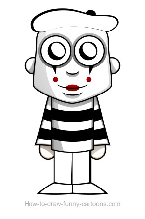 295x445 Mime Drawing - Mime Drawing