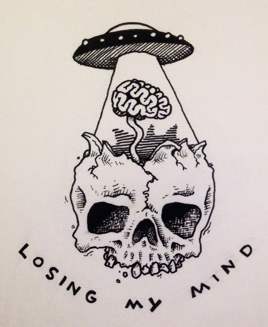 1048x1280 losing my mind art art, drawings, body art tattoos - Mind Drawing