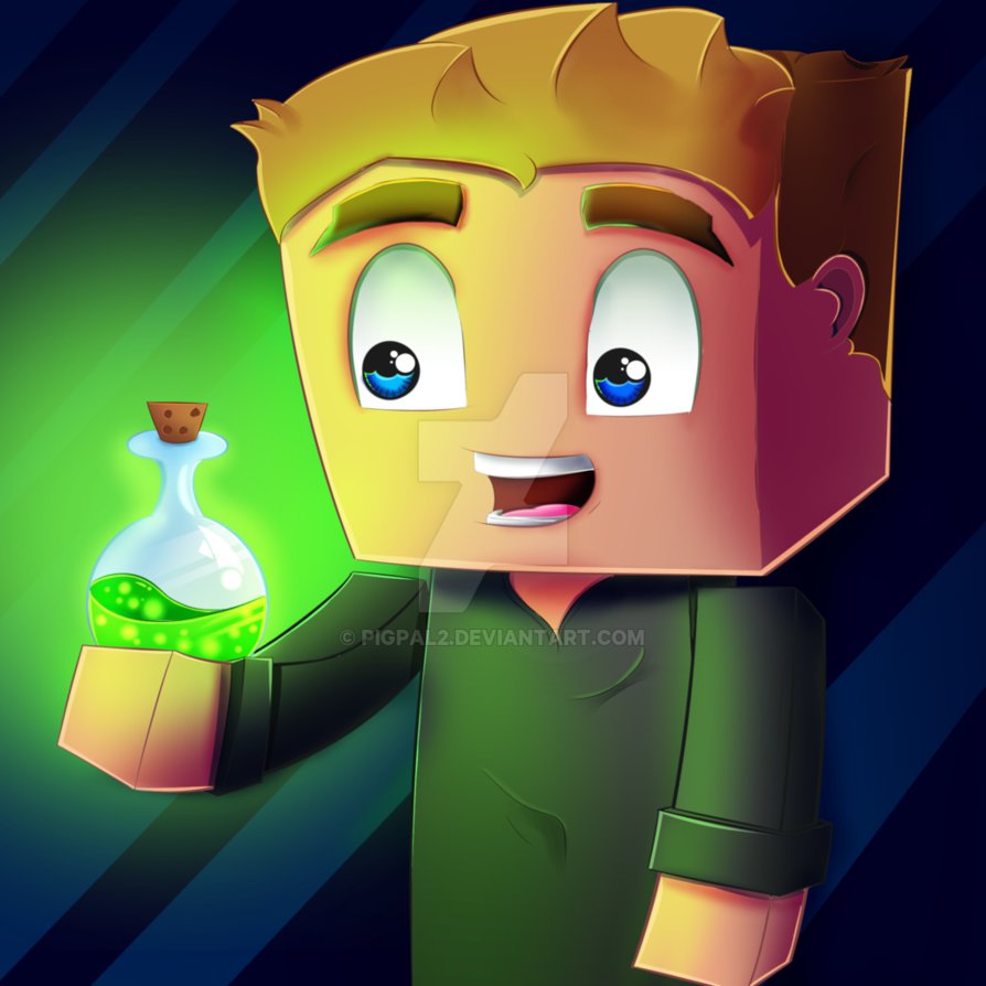 894x894 Partly Poisonous - Minecraft Art Drawings