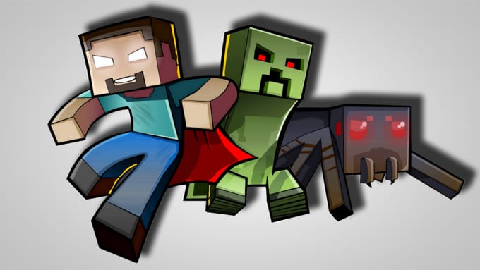 680x383 Draw Your Minecraft Character On Illustrator - Minecraft Art Drawings