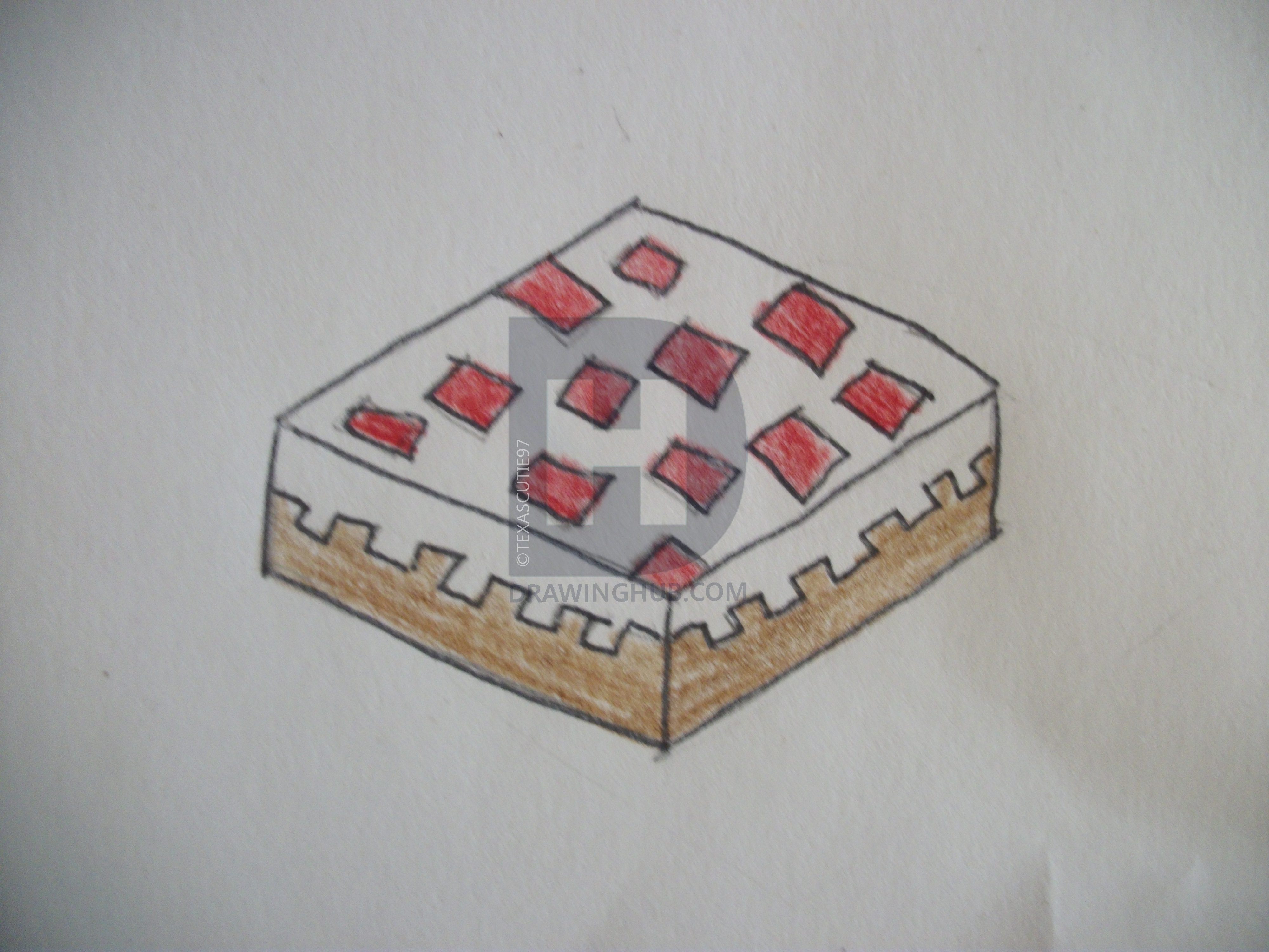 4000x3000 Minecraft Cake Drawing - Minecraft Cake Drawing