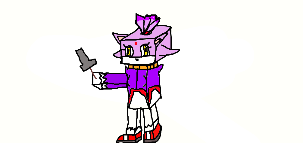 1006x476 What If Blaze The Cat Was In Minecraft - Minecraft Cat Drawing