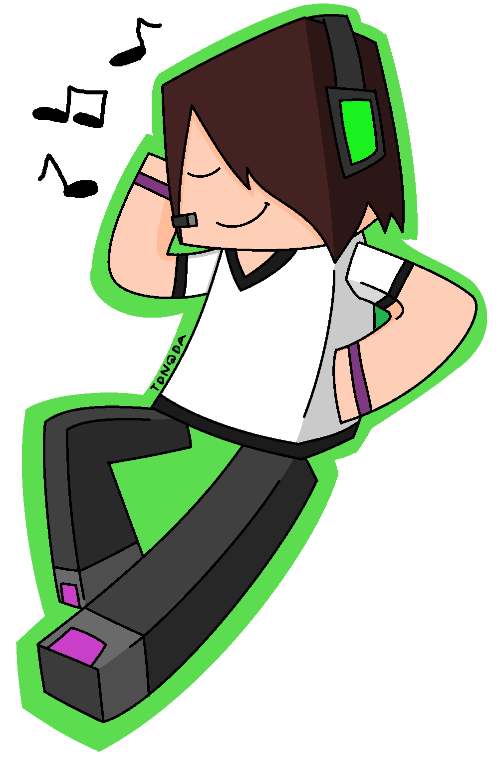 1004x1516 minecraft deadlox and music c - Minecraft Deadlox Drawing