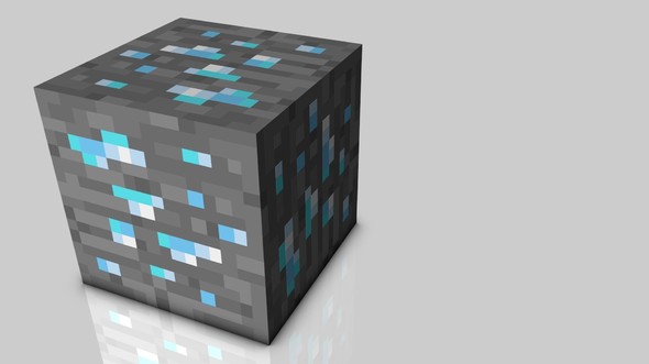 590x331 how to make a easy diamond trap in minecraft minecraft blog - Minecraft Diamond Drawing