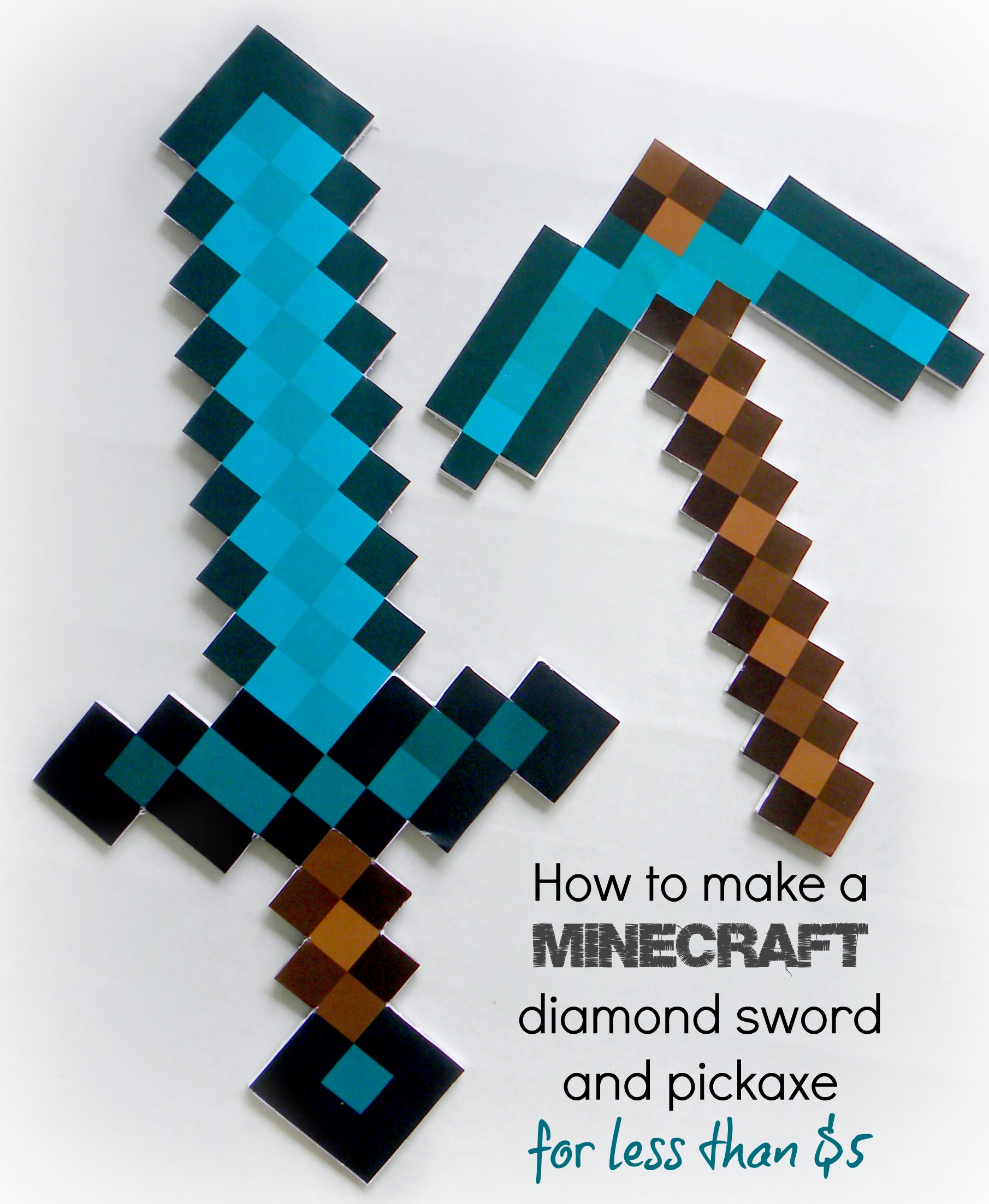 How To Draw Minecraft Sword
