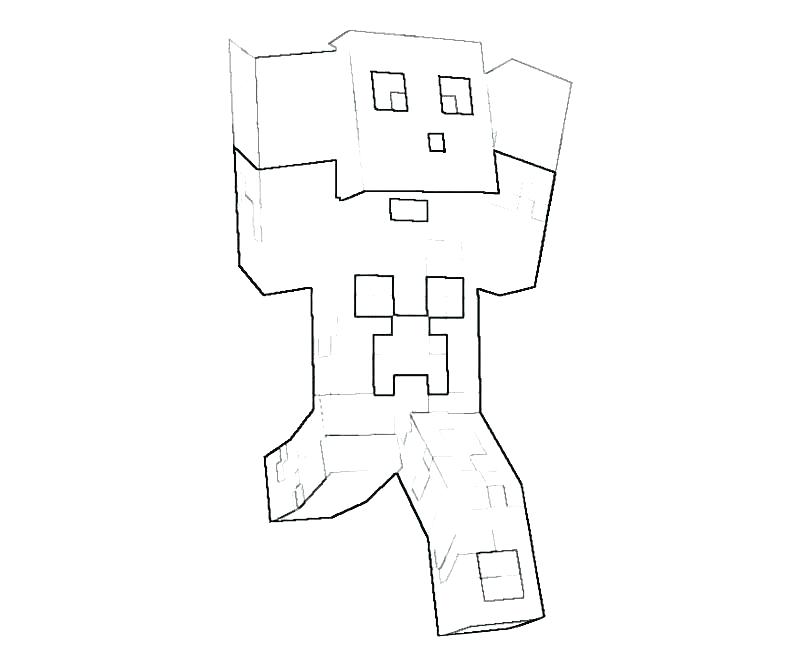 800x667 minecraft coloring book beautiful coloring book drawing skeleton - Minecraft Drawing Book