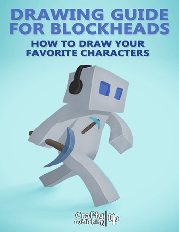 353x457 drawing guide for blockheads - Minecraft Drawing Book
