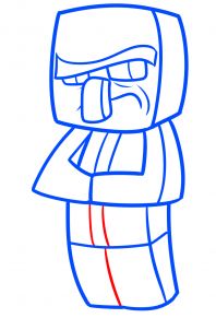 198x302 how to draw skeleton, minecraft pro minecraft minecraft - Minecraft Drawing Games