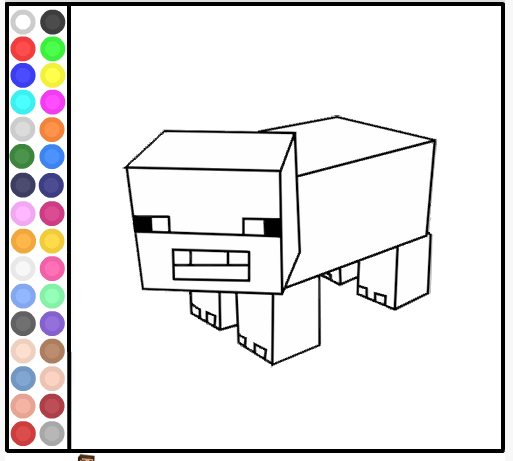 513x461 Minecraft Games - Minecraft Drawing Online