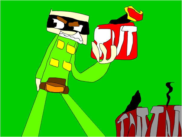 602x452 minecraft story mode magnus - Minecraft Drawing Online