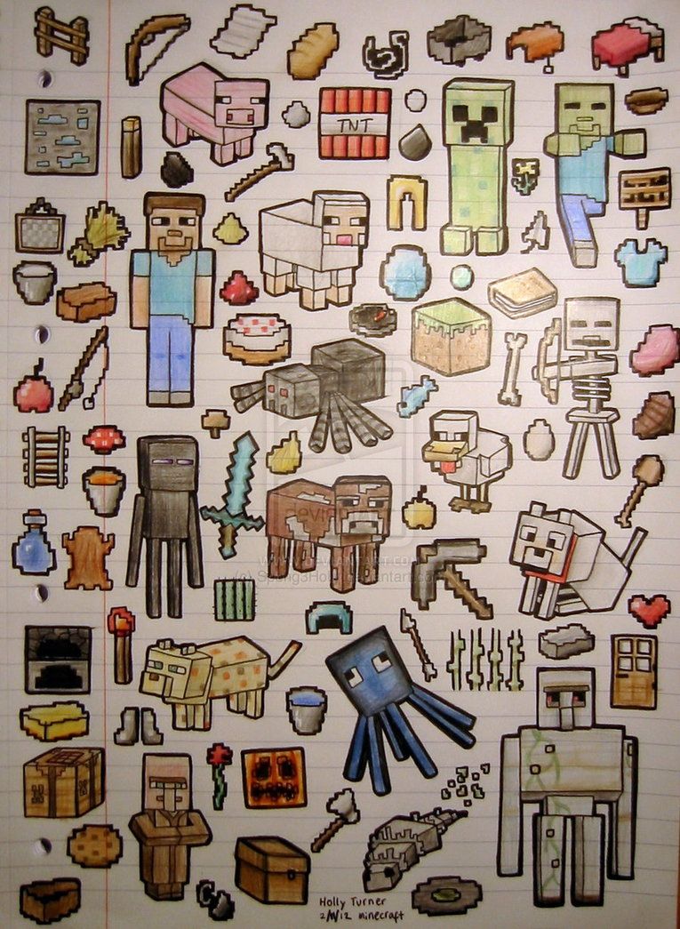 765x1045 Minecraft Drawings - Minecraft Drawings