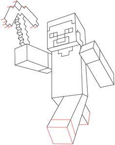 236x297 how draw minecraft drawings minecraft minecraft drawings - Minecraft Drawings Step By Step