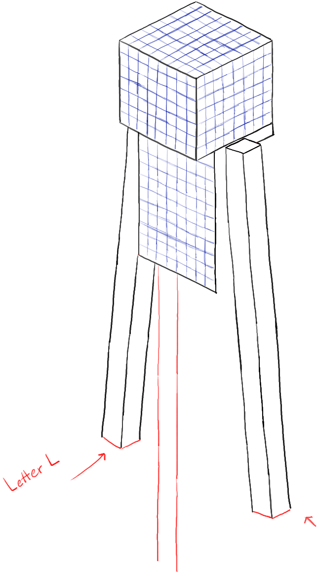 646x1166 How To Draw Enderman From Minecraft Drawing Tutorial - Minecraft Enderman Drawing